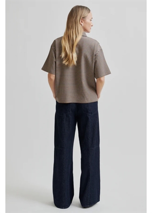 Norman ss polo bluse Silver Mink Second Female